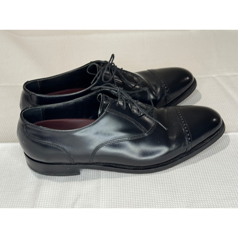 Florsheim Lexington Cap Toe Oxford Sz 10 Black